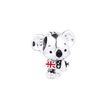 New Charms 925 Silver Original Fit Pandora Bracelets Sterling Silver Surfing Koala Charm Beads for diy Women Jewelry 2024 - buy cheap