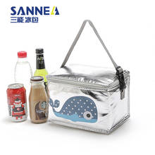 6л сумка для ланча с мультяшным животным Термоизолированный Ланч-бокс большая сумка-охладитель Bento сумка для обедов для детей школьная сумка для хранения еды 2024 - купить недорого