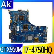 GL552JX Motherboard GTX950M/2GB I7-4750HQ For ASUS FX-plus ZX50J ZX50JX GL552J GL552JX Laptop motherboard GL552JX Mainboard 2024 - buy cheap