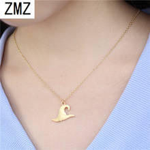 ZMZ  Europe/US fashion The wizard hat  pendant cute The wizard hat necklace gift for mom/girlfriend party gold/silver jewelry 2024 - buy cheap