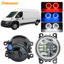 Buildreamen2 Car 4000LM LED Bulb Fog Light Angel Eye Daytime Running Light 12V Accessories For Dodge Promaster 1500 2500 3500 2024 - buy cheap