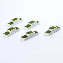 Set of 5 OO 1/75 Flower Beds Plant Set for Parking Street Railway Diorama 2024 - buy cheap