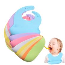 Baby Silicone Bowl Bibs Set Non-slip Children's Suction Plate Wooden Handle Silicone Spoon Bibs Dishes Baby Feeding Tableware 2024 - buy cheap