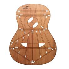 Mini Guitarra acústica de viaje, plantilla de madera, plantilla de guitarra de 39 pulgadas 2024 - compra barato