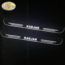 SNCN Waterproof Acrylic Moving LED Welcome Pedal Scuff Plate Pedal Door Sill Pathway Light For Renault Kadjar 2019 2020 2024 - buy cheap