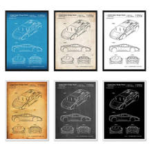 Vintage Lamborghini Gallardo 2004 Patent Sports Car Wall Blueprint. Poster Canvas Painting Print Wall Décor Living Home Art 2024 - buy cheap