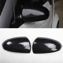 For Mercedes Benz Smart Fortwo 2009-2014 2PCS Carbon Fiber ABS Car Side Door Rearview Mirror Cover Trim Moldings Car Styling 2024 - buy cheap
