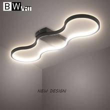 BWART-lámpara de techo con control remoto para interiores, luces LED de diseño creativo Simple, para cocina, baño, pasillo 2024 - compra barato