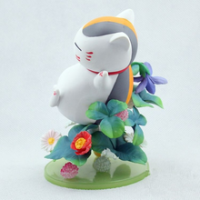 Japan Anime 13cm Natsume Yuujinchou Takashi Nyanko Sensei White Big Kawaii Cartoon Cat Model PVC Action Figure Collectible Toys 2024 - buy cheap