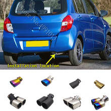 For Suzuki CELERIO 2016 2017 2018 2019 Car Stickers Cover Muffler Exterior Backpipe Dedicate Exhaust Tip Tail Outlet Ornament 2024 - buy cheap