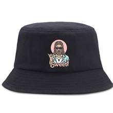 Funny Sweet Print Bucket Hats Hiking Fishing Fisherman's Hats Unisex Fashion Sunscreen Summer Beach Caps Foldable Outdoor Hat 2024 - buy cheap