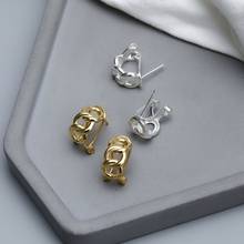 Morivovog sterling 925 prata corrente larga brincos para mulheres design elegante minimalista brincos para mulher 925 jóias de escritório 2024 - compre barato