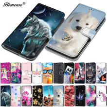 Lovely Animal Card Slot Wallet Flip Case For ZTE Blade A510 A530 A610 V6 Max A6 Lite V9 Stand Coque Back Cover For iPhone X XS 2024 - buy cheap