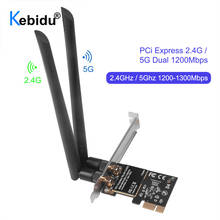 Wireless Wifi Adapter 1200Mbps PCI-e Network Card RTL8812AE Chip Dual Band 5G 2.4G PCI Express Antenna For Windows 7 8 2024 - buy cheap