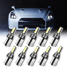 Luz LED Interior de coche T10, accesorio para Peugeot 3008, 5008, 408, 2008, 308, Citroen C4, C5, C6, C4L, CACTUS DS4, DS5L, 10 unidades 2024 - compra barato