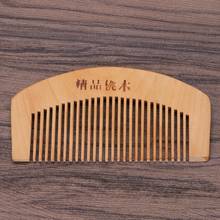 Peach Wood Comb Fine Tooth Head Massage Hair Care Beard Mustache Anti-static 2024 - buy cheap