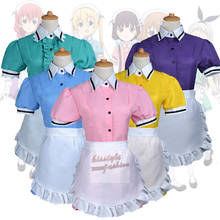 Vestido de fantasia para meninas, uniforme de cosplay feminino da mistura s maika sakuraniya kaho hinata mafuyu hoshikawa hou amano hiaki 2024 - compre barato