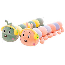 50-100cm New Colorful Headset Caterpillars Stuffed Toy Worm Plush Toys Kids Toys For Children Soft Plush Pillow Peluche Cushion 2024 - buy cheap