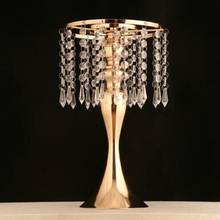 Candlestick Flower Candle Holders Candelabras Gold Silver Candle Holder with Tassel Wedding Decoration Party Ornament Home Decor 2024 - buy cheap