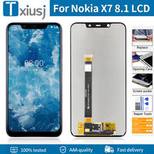 Оригинальный ЖК-дисплей 6,18 дюйма для Nokia X7, 8,1, TA-1131, TA-1119, TA-1121, TA-1128, сенсорный экран с рамкой, дигитайзер в сборе 2024 - купить недорого
