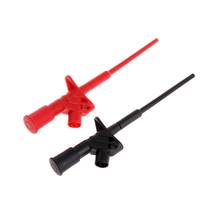 2 Pcs Insulated Test Hook Clip 1000V 10A Flexible Probe High Voltage 4mm Socket 2024 - buy cheap