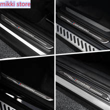 For BMW X5 X6 E70 E71 E84 E90 F10 F15 F16 F20 F30 F32 F34 F25 F26 Car Styling Door Welcome pedal Threshold Bar cover trim strips 2024 - buy cheap