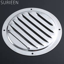 1 Pc 5" Round Stainless Steel 7 Slot Louvered Air Vent Cover Louver Ventilation Marine Boats Yacht Caravan Courtyard Accessories 2024 - buy cheap