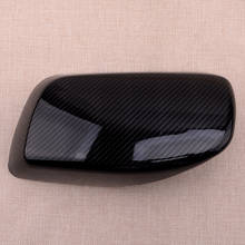 Car Right Carbon Fiber Style Door Wing Side Rearview Mirror Cover Cap Fit For BMW E60 E61 E63 E64 2003-2008 51167078360 2024 - buy cheap