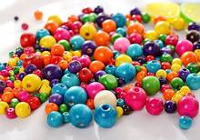 50Pcs Mixed Random Loose Space Beads For Jewelry Marking Bracelet Charm Needlework Wooden Beads Accessories Jewelry Finding 2024 - buy cheap