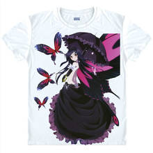 Accel World-Camiseta con estampado de Anime para hombre y mujer, camisa de moda de Cosplay de Kuroyuki, Hime, Kurashima, Chiyuri, camisetas informales de verano 2024 - compra barato