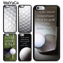 Golf Ball Sport Quote Printed Case For iPhone 13 Pro Max 12 Mini 11 Pro MAX X XR XS MAX SE 2020 6S 7 8 Plus Cover 2024 - buy cheap