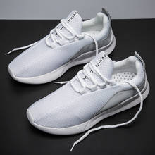 2019 new spring sports shoes fashion men's casual shoes adult shoes designer fly woven mesh breathable comfortable large size 46 2024 - buy cheap