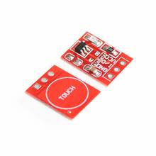 【SIMPLE ROBOT】10PCS/LOT NEW TTP223 Touch button Module Capacitor type Single Channel Self Locking Touch switch sensor 2024 - buy cheap