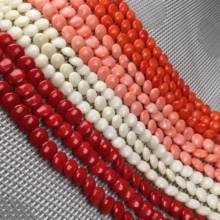 Natural Coral Beads Round Shape Loose Coral Beads for Making DIY Bracelet Necklace Jewellery Exquisite Gift Size 9mm 2024 - buy cheap