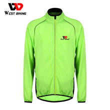 WEST BIKING Waterproof Cycling Jersey Long Sleeves Sport Jacket Clothing For Men Women Quick Dry MTB Reflective Jacket 2024 - buy cheap