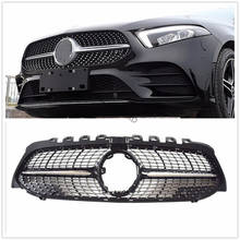 Front Grille Grill for 2019 2020 Mercedes W177 A Class A200 A250 Diamond Black 2024 - buy cheap