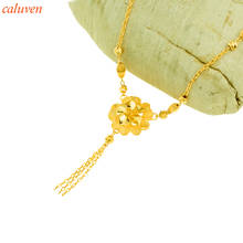 Ethiopian/African/Eritrea/Middle East Pendant Necklace Yellow Color Trendy NK Link Chain for Women Party Gift 2024 - buy cheap