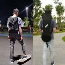 Большой рюкзак для скейтборда Land Surfboard, розовая Портативная сумка для скейтборда, длинная доска, танцевальная палуба, двойной рокер, рюкзак для скейтборда 2024 - купить недорого