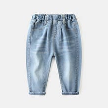 Spring Girls Jeans Baby Kids Jeans for Children Boys Girls Harem Denim Pants Toddler Pants Girls Kids Pants for Boy Girl 2-8Y 2024 - buy cheap