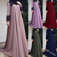 Vestido largo de encaje musulmán Abaya, cárdigan étnico, vestidos de Kimono Jubah, Ramadán, Eid, Thobe, ropa de oración Islámica 2024 - compra barato