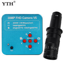 1080P 2K Камера Full HD 60FPS 38MP HDMI USB электронный промышленный цифровой видео микроскоп Камера для телефона процессор печатная плата для ремонта 2024 - купить недорого