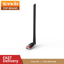Tenda U6 300Mbps Wireless Network Adapter USB Network Card, Portable Wi-Fi Hotspot, 1*6dBi External Antenna, 802.11n 2.4GHZ 2024 - buy cheap