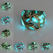 Glow In The Dark Rings Luminous Dragon Rings For Men Women Ring Party Gift Jewelry 2024 - buy cheap