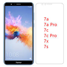 Protector de pantalla de cristal templado para móvil, cristal protector de pantalla para huawei 7x7 s 7a 7c pro, 7 x s a c x7 s7 a7 c7 7apro 7cpro honor 7X honer 2024 - compra barato