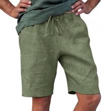 Pantalones cortos de verano para hombre, ropa deportiva masculina holgada de Color sólido con cordón, estilo callejero, 2021 2024 - compra barato