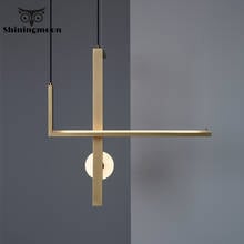 Post-modern Designer Led Pendant Lights Luxury Metal Living Room Bedroom Pendant Lamp Hotel Bar Cafe Decor Kitchen Hanging Lamp 2024 - buy cheap