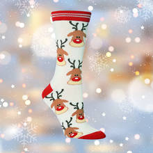 Cartoon Thickness Stockings Outdoor Snowflakes Christmas Patterned Cute Sports Socks Warm Casual Autumn Winter Funny Elk Socks 2024 - buy cheap