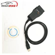 Cable de diagnóstico HDS j2534 para coche, interfaz de escáner OBD2 FT232RL, Chip HDS, Cable compatible con varios idiomas 2024 - compra barato