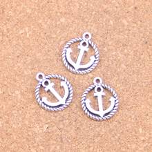 106pcs Charms circle anchor 15mm Antique Pendants,Vintage Tibetan Silver Jewelry,DIY for bracelet necklace 2024 - buy cheap