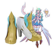 Jogo popular lol soraka sapatos cosplay festa sapatos feitos sob encomenda 2024 - compre barato